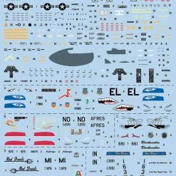 Italeri 1/72 Fairchild A-10A/C Thunderbolt II Gulf War # 1376 - Plastic Model Kit -Aircraft Kits Sales 1376 decalslr