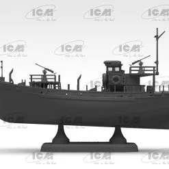 ICM 1/144 KFK Kriegsfischkutter, WWII German Multi-purpose Boat (100% New Molds) # S012 -Aircraft Kits Sales 144 kriegsfischkutter fsr 1.0 r5