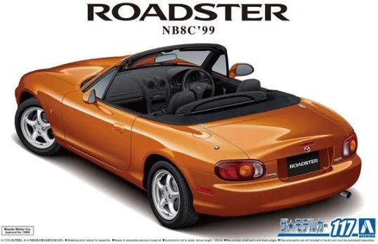Aoshima 1/24 Roadster NB8C '99 # 05792 3 Aoshima 1/24 Roadster NB8C '99 # 05792