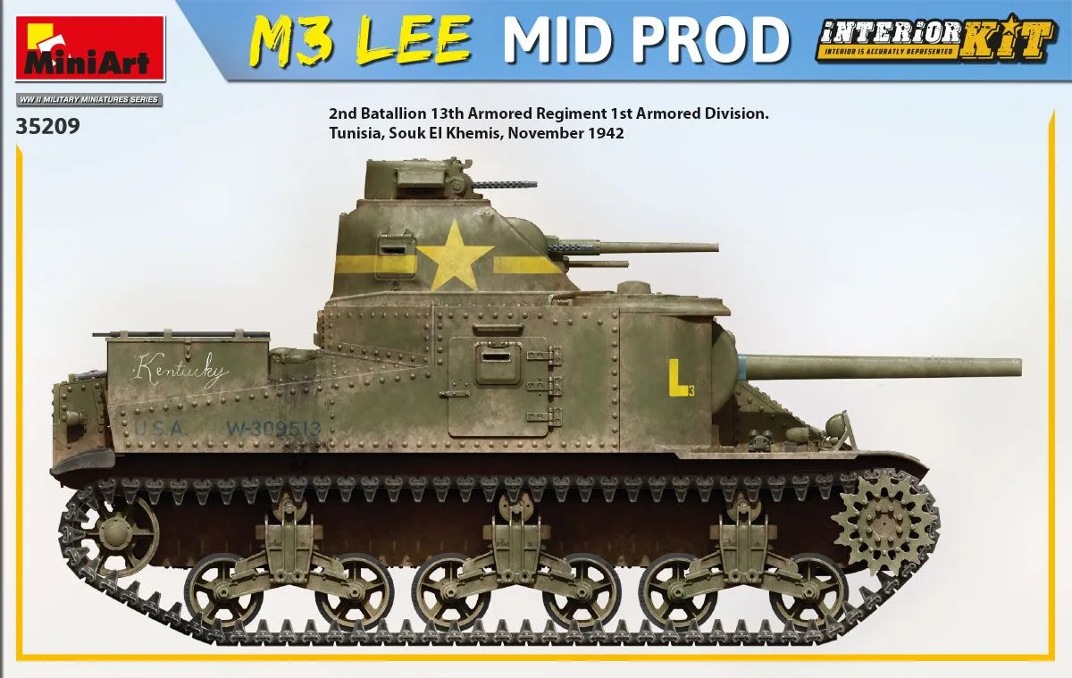 Miniart 1/35 M3 Lee Mid Prod. Interior Kit # 35209 6 Miniart 1/35 M3 Lee Mid Prod. Interior Kit # 35209 - Image 4