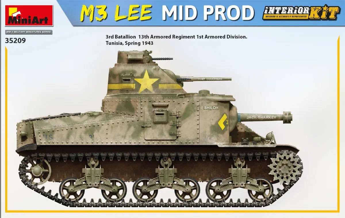 Miniart 1/35 M3 Lee Mid Prod. Interior Kit # 35209 12 Miniart 1/35 M3 Lee Mid Prod. Interior Kit # 35209 - Image 10