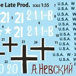 Miniart 1/35 M3 Lee Late Production # 35214 -Aircraft Kits Sales 35214 decal