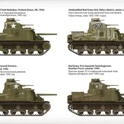 Miniart 1/35 M3 Lee Late Production # 35214 -Aircraft Kits Sales 35214 side views 2