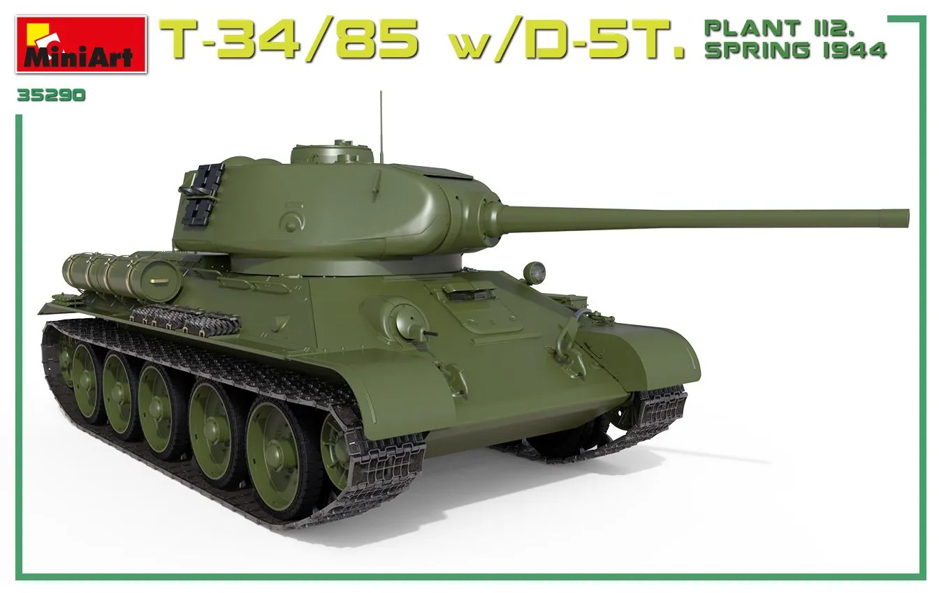 Miniart 1/35 T-34/85 W/D-5T Plant 112 1944 Interior Kit # 35290 20 Miniart 1/35 T-34/85 W/D-5T Plant 112 1944 Interior Kit # 35290 - Image 18