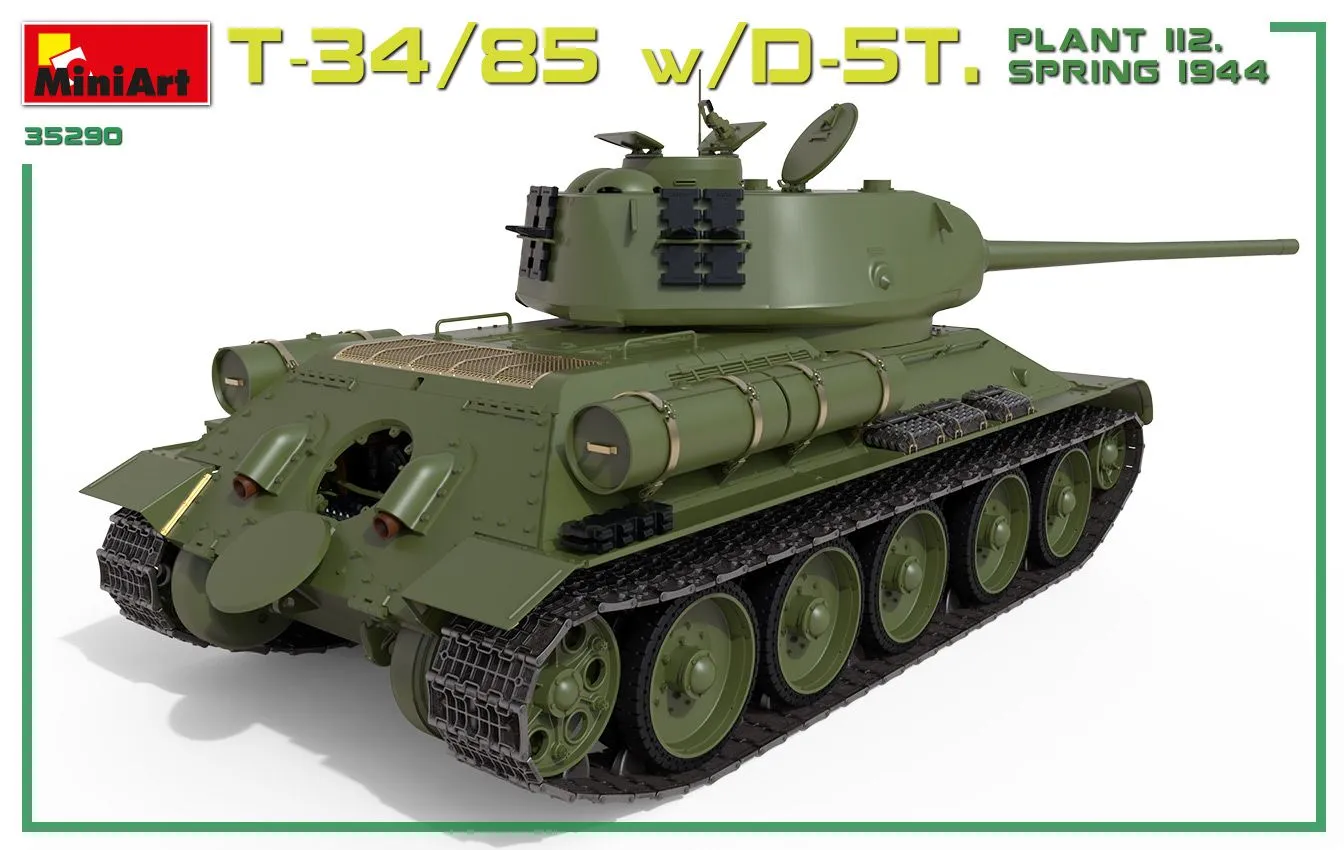 Miniart 1/35 T-34/85 W/D-5T Plant 112 1944 Interior Kit # 35290 22 Miniart 1/35 T-34/85 W/D-5T Plant 112 1944 Interior Kit # 35290 - Image 20