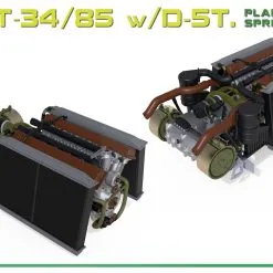 Miniart 1/35 T-34/85 W/D-5T Plant 112 1944 Interior Kit # 35290 54 Miniart 1/35 T-34/85 W/D-5T Plant 112 1944 Interior Kit # 35290 -Aircraft Kits Sales 35290 render 8