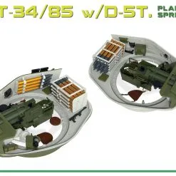 Miniart 1/35 T-34/85 W/D-5T Plant 112 1944 Interior Kit # 35290 55 Miniart 1/35 T-34/85 W/D-5T Plant 112 1944 Interior Kit # 35290 -Aircraft Kits Sales 35290 render 9