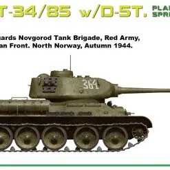 Miniart 1/35 T-34/85 W/D-5T Plant 112 1944 Interior Kit # 35290 57 Miniart 1/35 T-34/85 W/D-5T Plant 112 1944 Interior Kit # 35290 -Aircraft Kits Sales 35290 side views 1
