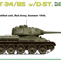 Miniart 1/35 T-34/85 W/D-5T Plant 112 1944 Interior Kit # 35290 59 Miniart 1/35 T-34/85 W/D-5T Plant 112 1944 Interior Kit # 35290 -Aircraft Kits Sales 35290 side views 3
