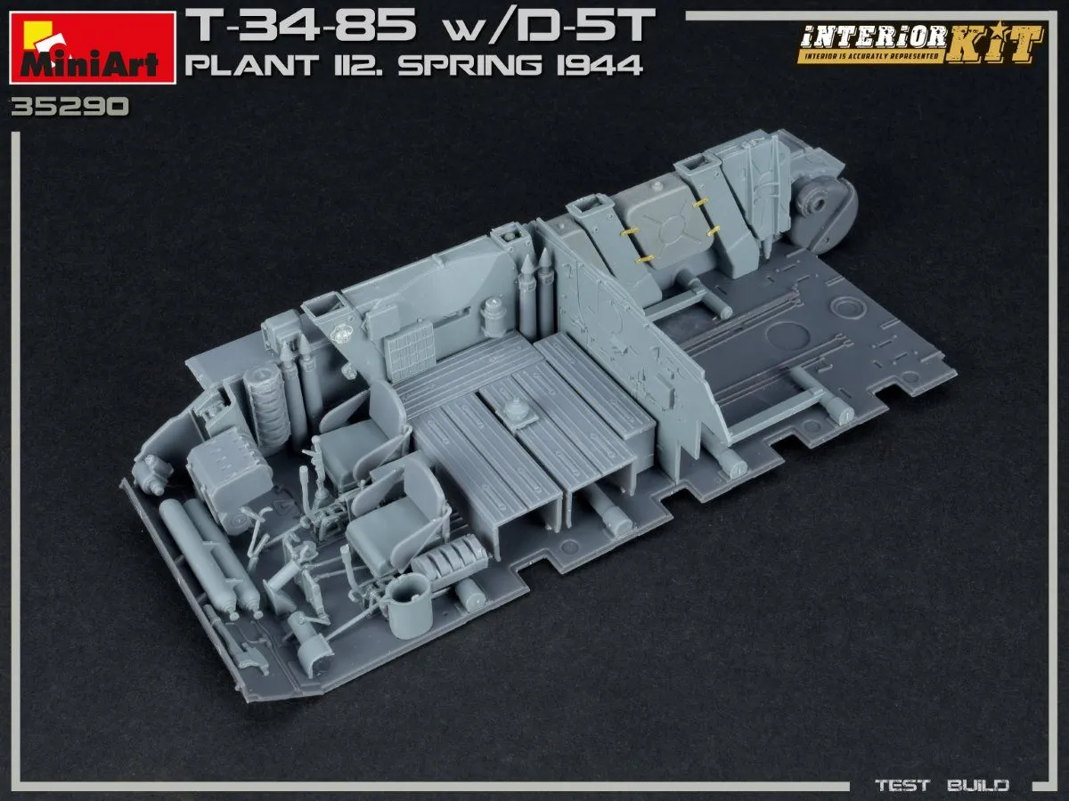 Miniart 1/35 T-34/85 W/D-5T Plant 112 1944 Interior Kit # 35290 5 Miniart 1/35 T-34/85 W/D-5T Plant 112 1944 Interior Kit # 35290 - Image 3