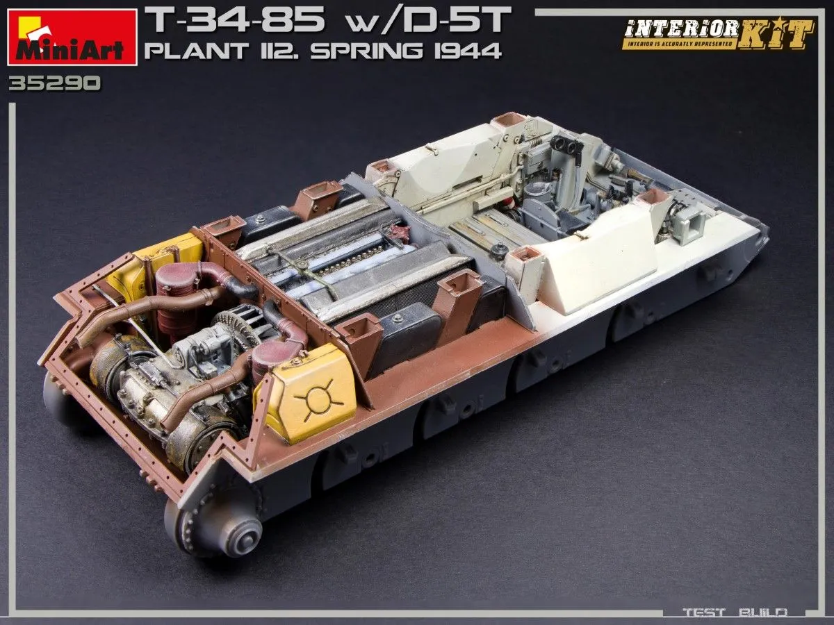 Miniart 1/35 T-34/85 W/D-5T Plant 112 1944 Interior Kit # 35290 8 Miniart 1/35 T-34/85 W/D-5T Plant 112 1944 Interior Kit # 35290 - Image 6