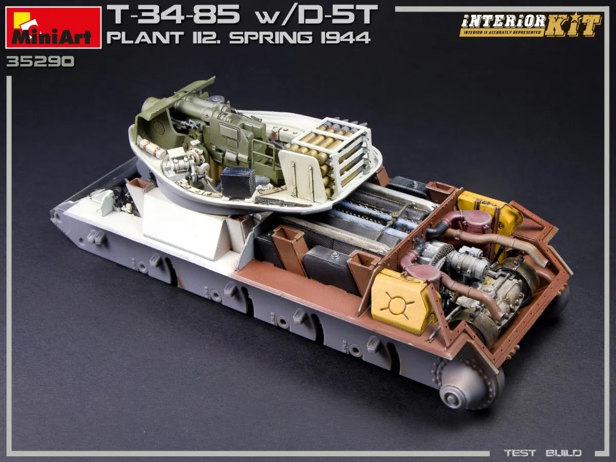 Miniart 1/35 T-34/85 W/D-5T Plant 112 1944 Interior Kit # 35290 9 Miniart 1/35 T-34/85 W/D-5T Plant 112 1944 Interior Kit # 35290 - Image 7