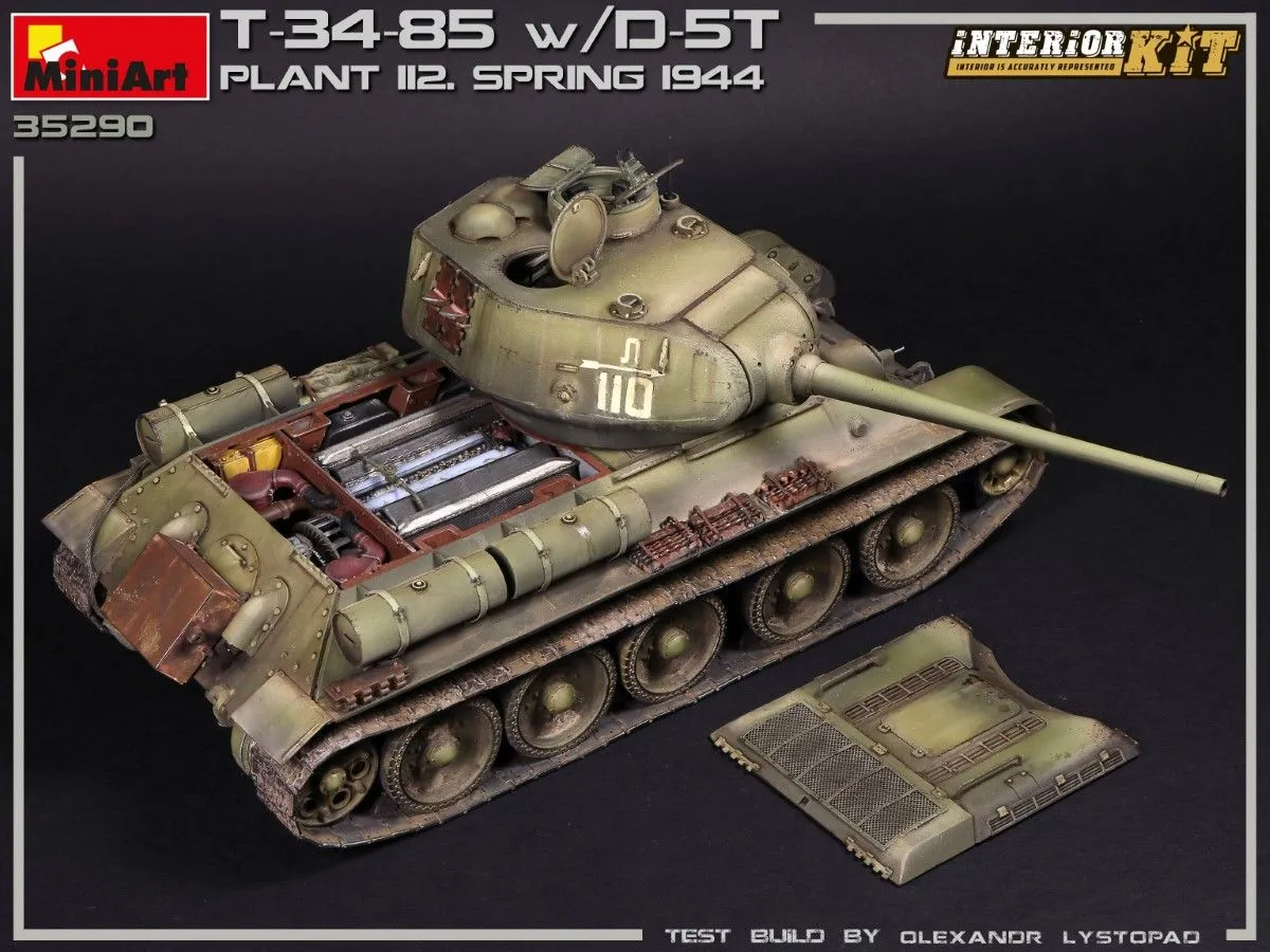 Miniart 1/35 T-34/85 W/D-5T Plant 112 1944 Interior Kit # 35290 17 Miniart 1/35 T-34/85 W/D-5T Plant 112 1944 Interior Kit # 35290 - Image 15