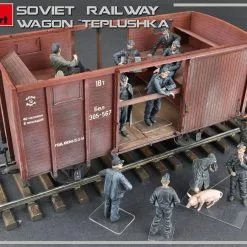 Miniart 1/35 Soviet Railway Wagon 'Teplushka' # 35300 26 Miniart 1/35 Soviet Railway Wagon 'Teplushka' # 35300 -Aircraft Kits Sales 35300 photos 19