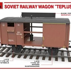 Miniart 1/35 Soviet Railway Wagon 'Teplushka' # 35300 29 Miniart 1/35 Soviet Railway Wagon 'Teplushka' # 35300 -Aircraft Kits Sales 35300 promo 02