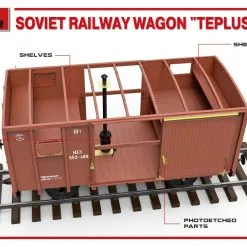 Miniart 1/35 Soviet Railway Wagon 'Teplushka' # 35300 30 Miniart 1/35 Soviet Railway Wagon 'Teplushka' # 35300 -Aircraft Kits Sales 35300 promo 03