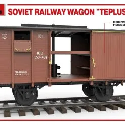 Miniart 1/35 Soviet Railway Wagon 'Teplushka' # 35300 31 Miniart 1/35 Soviet Railway Wagon 'Teplushka' # 35300 -Aircraft Kits Sales 35300 promo 04