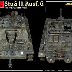 Miniart 1/35 StuG III Ausf G Feb 1943 Alkett Prod, Int Kit # 35335 -Aircraft Kits Sales 35335 ready 12