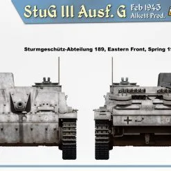 Miniart 1/35 StuG III Ausf G Feb 1943 Alkett Prod, Int Kit # 35335 -Aircraft Kits Sales 35335 side views1.2