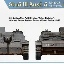 Miniart 1/35 StuG III Ausf G Feb 1943 Alkett Prod, Int Kit # 35335 -Aircraft Kits Sales 35335 side views3.2