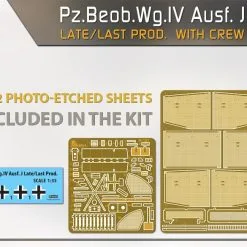 MiniArt 1/35 Pz.Beob.Wg.IV Ausf. J LATE/LAST PROD. 2 IN 1 W/CREW # 35344 28 MiniArt 1/35 Pz.Beob.Wg.IV Ausf. J LATE/LAST PROD. 2 IN 1 W/CREW # 35344 -Aircraft Kits Sales 35344 decal pe