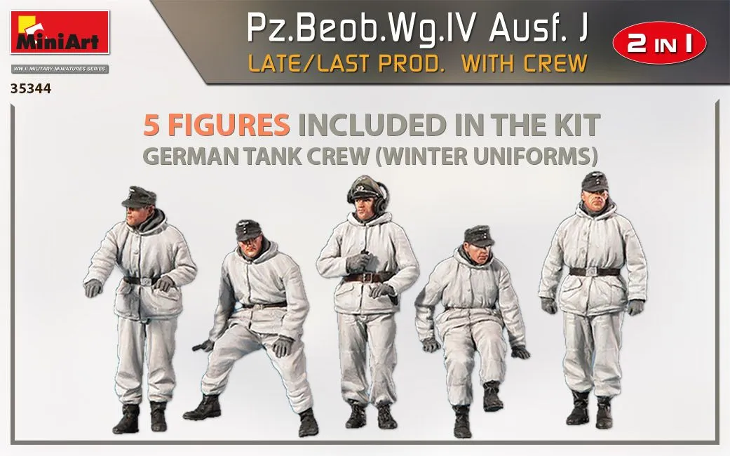 MiniArt 1/35 Pz.Beob.Wg.IV Ausf. J LATE/LAST PROD. 2 IN 1 W/CREW # 35344 10 MiniArt 1/35 Pz.Beob.Wg.IV Ausf. J LATE/LAST PROD. 2 IN 1 W/CREW # 35344 - Image 8