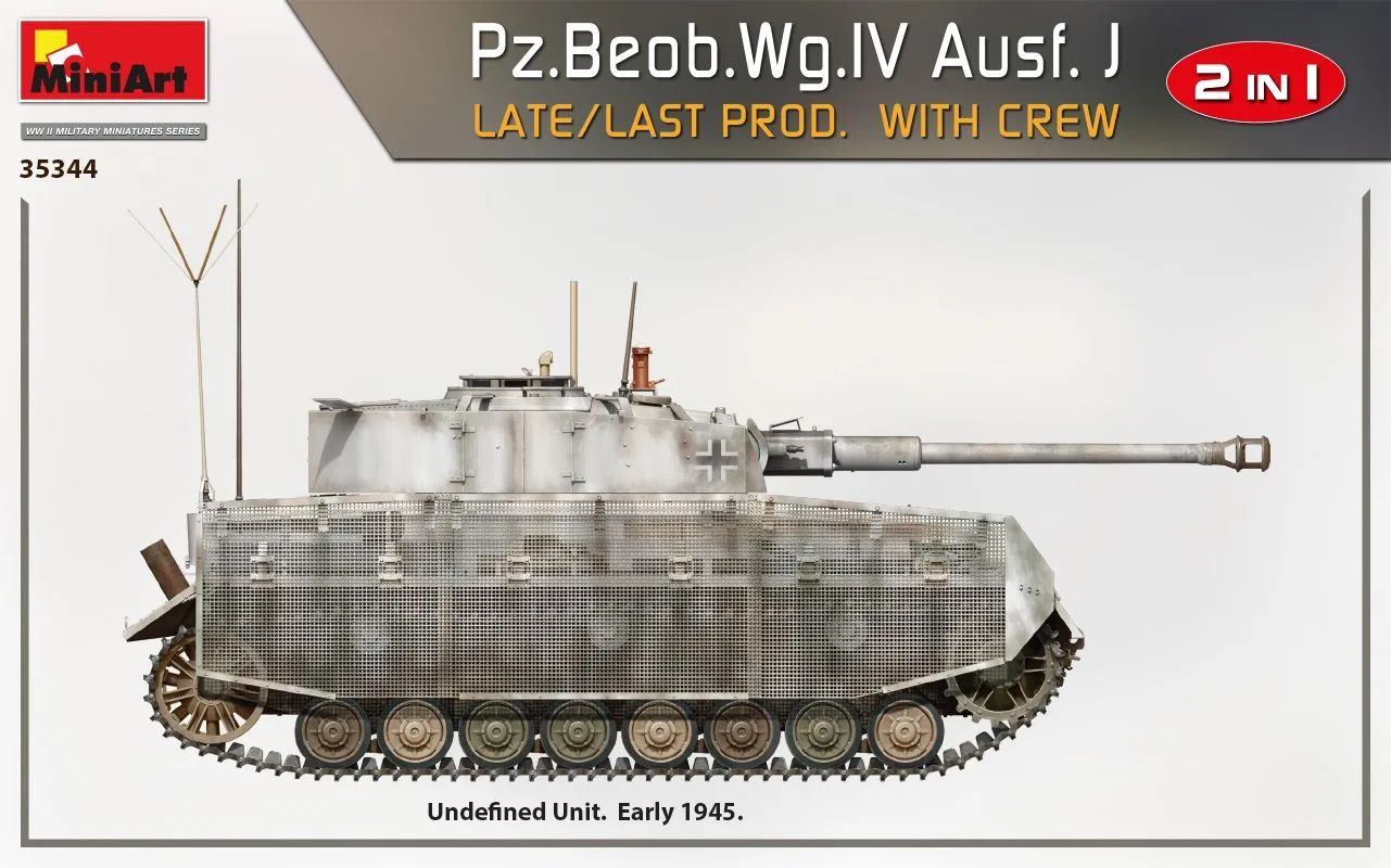 MiniArt 1/35 Pz.Beob.Wg.IV Ausf. J LATE/LAST PROD. 2 IN 1 W/CREW # 35344 11 MiniArt 1/35 Pz.Beob.Wg.IV Ausf. J LATE/LAST PROD. 2 IN 1 W/CREW # 35344 - Image 9