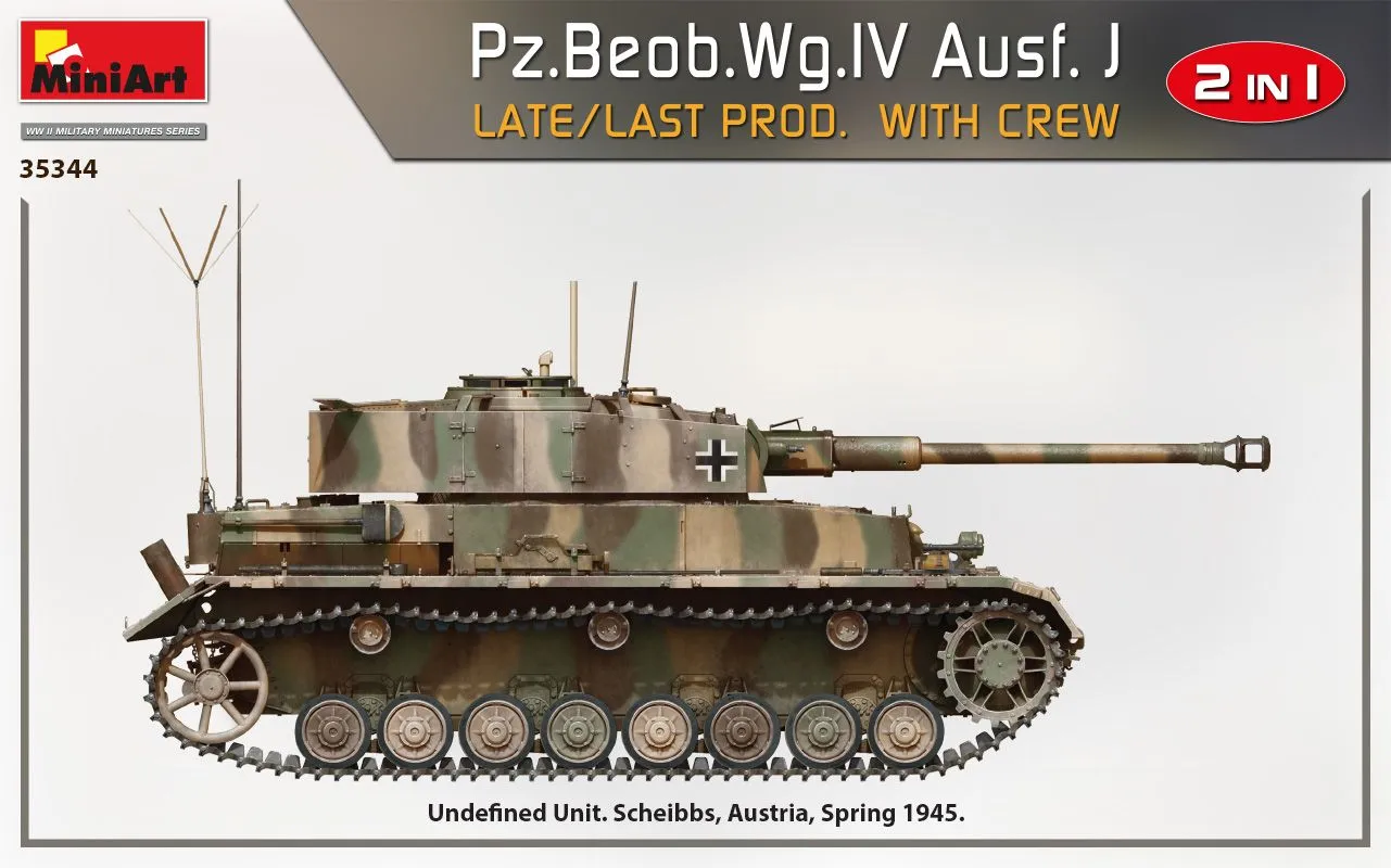 MiniArt 1/35 Pz.Beob.Wg.IV Ausf. J LATE/LAST PROD. 2 IN 1 W/CREW # 35344 13 MiniArt 1/35 Pz.Beob.Wg.IV Ausf. J LATE/LAST PROD. 2 IN 1 W/CREW # 35344 - Image 11