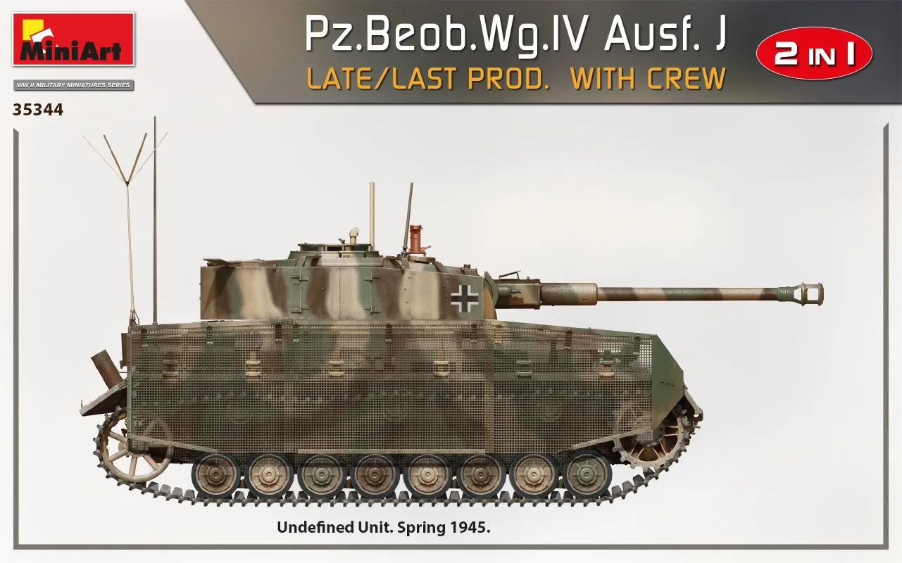 MiniArt 1/35 Pz.Beob.Wg.IV Ausf. J LATE/LAST PROD. 2 IN 1 W/CREW # 35344 15 MiniArt 1/35 Pz.Beob.Wg.IV Ausf. J LATE/LAST PROD. 2 IN 1 W/CREW # 35344 - Image 13
