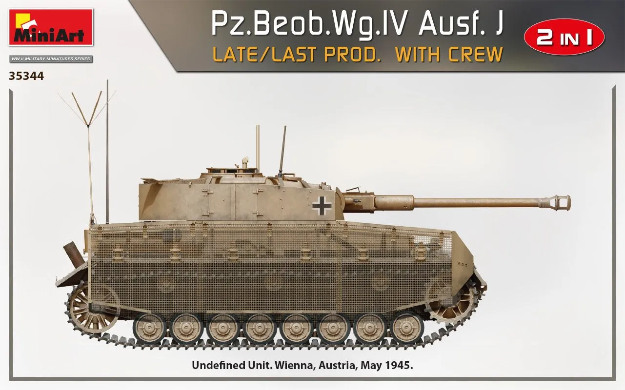MiniArt 1/35 Pz.Beob.Wg.IV Ausf. J LATE/LAST PROD. 2 IN 1 W/CREW # 35344 17 MiniArt 1/35 Pz.Beob.Wg.IV Ausf. J LATE/LAST PROD. 2 IN 1 W/CREW # 35344 - Image 15