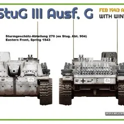 Miniart 1/35 StuG III Ausf. G Alkett Prod W/ Winterketten # 35362 23 Miniart 1/35 StuG III Ausf. G Alkett Prod W/ Winterketten # 35362 -Aircraft Kits Sales 35362 side views4.2