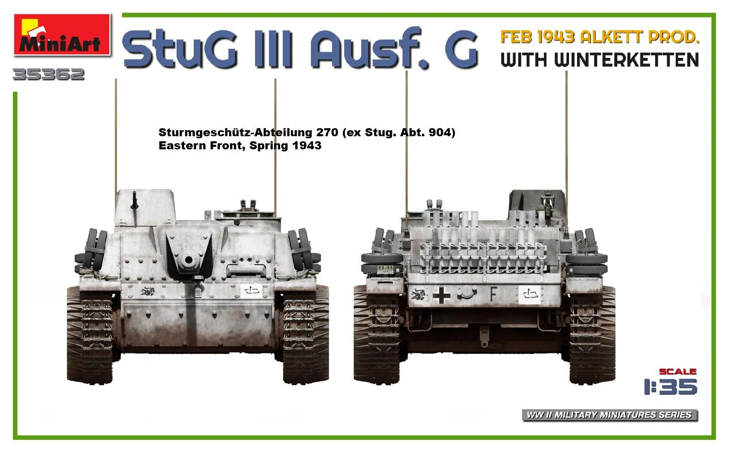 Miniart 1/35 StuG III Ausf. G Alkett Prod W/ Winterketten # 35362 13 Miniart 1/35 StuG III Ausf. G Alkett Prod W/ Winterketten # 35362 - Image 11