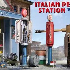 Miniart 1/35 Italian Petrol Station 1930-10940's # 35620 -Aircraft Kits Sales 35620 art