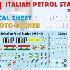 Miniart 1/35 Italian Petrol Station 1930-10940's # 35620 -Aircraft Kits Sales 35620 img