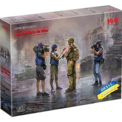 ICM 1/35 Journalists In War (4 Figures) (100% New Molds) BRAVE UKRAINE # 35751 27 ICM 1/35 Journalists In War (4 Figures) (100% New Molds) BRAVE UKRAINE # 35751 -Aircraft Kits Sales 35751 box