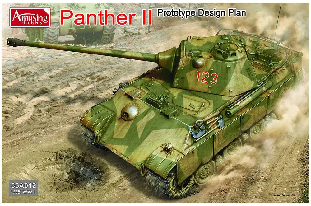 Amusing Hobby 1/35 Panther II Prototype Design Plan # 35A012 13 Amusing Hobby 1/35 Panther II Prototype Design Plan # 35A012 - Image 11
