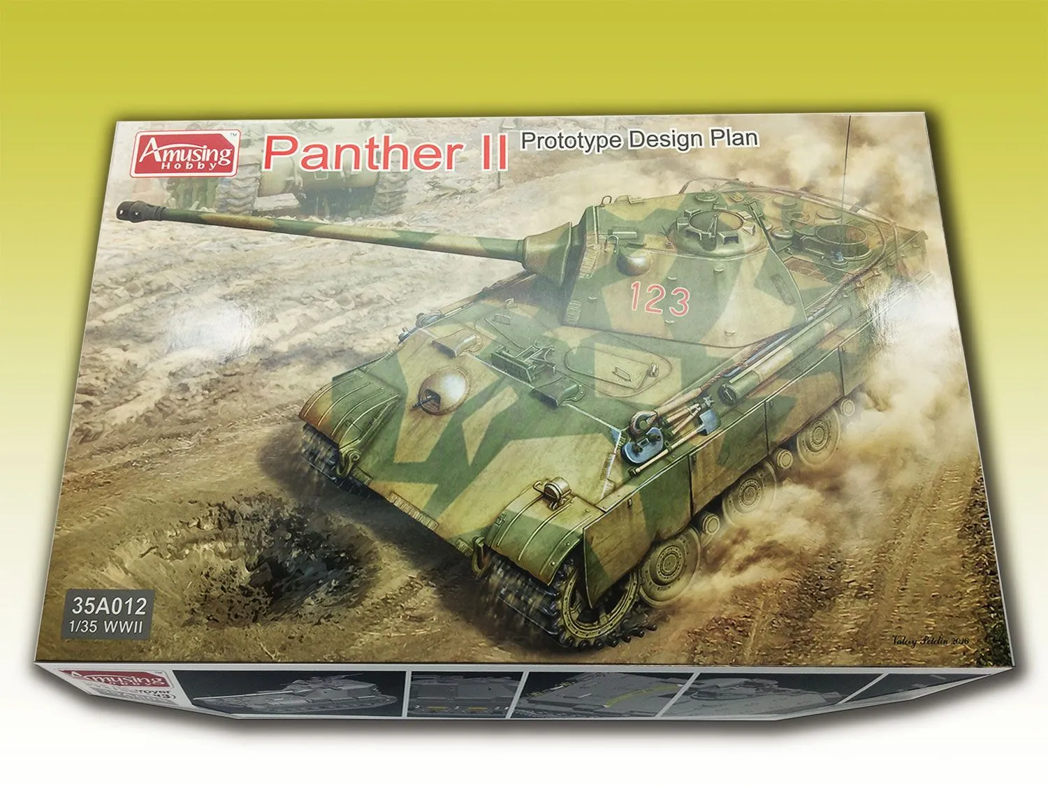 Amusing Hobby 1/35 Panther II Prototype Design Plan # 35A012 5 Amusing Hobby 1/35 Panther II Prototype Design Plan # 35A012 - Image 3