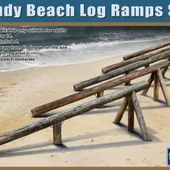 Gecko Models 1/35 Normandy Beach Log Ramps Set # 0083