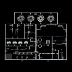 Italeri 1/24 Alfa Romeo Giulietta Spider 1300 # 3653 22 Italeri 1/24 Alfa Romeo Giulietta Spider 1300 # 3653 -Aircraft Kits Sales 3653 sprue5
