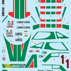 Italeri 1/24 Lancia Stratos HF # 3654 15 Italeri 1/24 Lancia Stratos HF # 3654 -Aircraft Kits Sales 3654decal lr