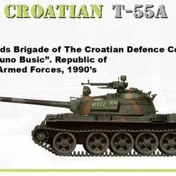Miniart 1/35 Croatian T-55A # 37088 -Aircraft Kits Sales 37088 side views1 1