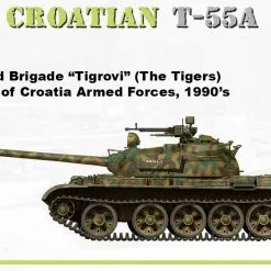 Miniart 1/35 Croatian T-55A # 37088 -Aircraft Kits Sales 37088 side views1 4