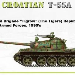Miniart 1/35 Croatian T-55A # 37088 -Aircraft Kits Sales 37088 side views1 6