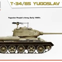 Miniart 1/35 T34/85 Yugoslav Wars # 37093 -Aircraft Kits Sales 37093 side view1.1
