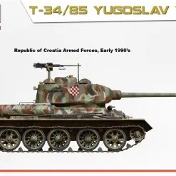 Miniart 1/35 T34/85 Yugoslav Wars # 37093 -Aircraft Kits Sales 37093 side view3.1