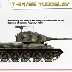 Miniart 1/35 T34/85 Yugoslav Wars # 37093 -Aircraft Kits Sales 37093 side view4.1