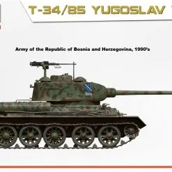 Miniart 1/35 T34/85 Yugoslav Wars # 37093 -Aircraft Kits Sales 37093 side view5.1