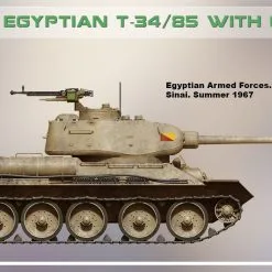 Miniart 1/35 Egyptian T-34/85 W/ Crew # 37098 -Aircraft Kits Sales 37098 side views 3.1