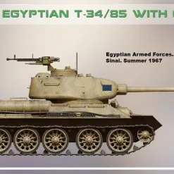 Miniart 1/35 Egyptian T-34/85 W/ Crew # 37098 -Aircraft Kits Sales 37098 side views 4.1
