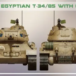 Miniart 1/35 Egyptian T-34/85 W/ Crew # 37098 -Aircraft Kits Sales 37098 side views 4.2